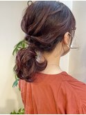 orange brown こっくり暖色color ♪カラーカット後簡単アレンジ