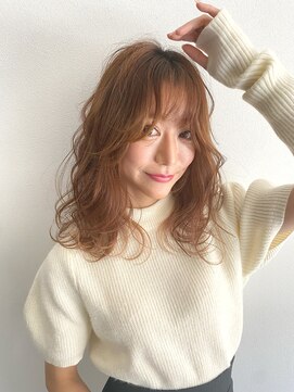 パトゥ 烏丸(patou) ふんわりミディアムスタイル☆岡田優里☆