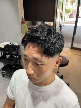 スウェル 柏店(Swell) ハイライト波巻きマッシュパーマ束感ショート
