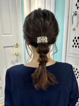 マティーナ ヘアー 池袋(Matina hair) 【編み下ろし玉ねぎヘア】20代30代40代50代