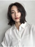 ボブパーマ_アースカラー