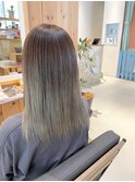 30代40代大人可愛い髪質改善カラーオリーブグレージュ透明感