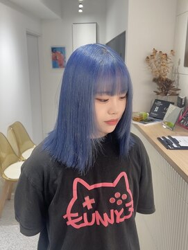 ペレ 渋谷(PELE) 前髪/アンブレラカラー/こなれミディ/イメチェン/ウェーブパーマ