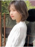 黒髪/ボブルフ/ネビージュ/小顔/ワンレン/春日井/髪質改善/前髪