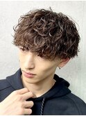 マッシュツイストスパイラルスパイラルパーマ波巻きパーマ