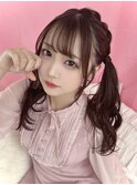 流れる小顔前髪 顔まわり アイドルツインテール*Lilmeひめ*