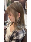 シアーベージュ×ホワイトベージュ