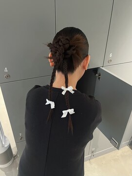 エイゾー 銀座(EIZO) リボンヘア / お呼ばれヘア / ヘアアレンジ / ヘアセット