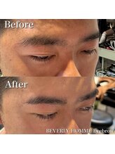 【平日限定】〈カット・眉毛ワックス〉men's eyebrow wax + cut￥7700