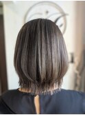 白髪ぼかし対応☆バレイヤージュ風デザインカラー