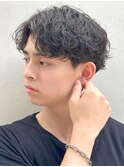 【Lond GULLMAN江村】大人ラフ波巻きセンターパート