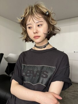 ピクス ヘアー(PIX HAIR) デザインカラーbob