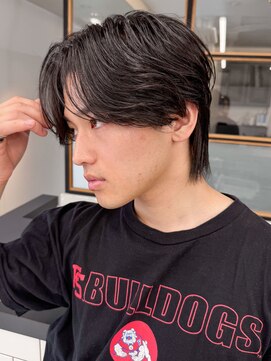 ソア 渋谷(soar) 大人男性ニュアンスパーマナチュラルカラー夏メンズパーマ