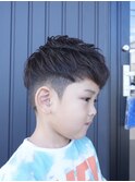 キッズカット/男の子/刈り上げ/ツーブロック/おしゃれキッズ