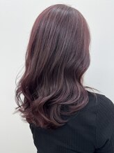 アニー 松戸(ANNI)&nbsp;ミディアムヘア/暗めカラー/チェリーレッド/松戸駅