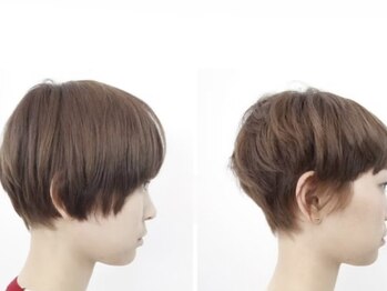 アートランドユージン(art land u-jin)の写真/タイト＆ボリュームの調整でどんな顔型もキレイなたまご型に見えるように導き、小顔に見せるショートへ◎