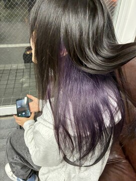 グレイス ヘア デザイニング(GRACE hair designing) ▼インナー×紫▼
