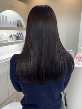 マアル(maal)の写真/髪へ必要以上に負担をかけず、硬くならない自然なストレートをご提供◇繰り返すほど差が出る、サラ艶髪へ♪