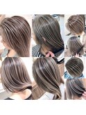 コントラストハイライトバレイヤージュ