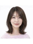 ◆肩くらいの外はねパーマ・サイドレイヤー◆40代50代◆仙台