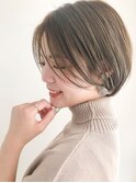 ♪グレージュインナーカラーショートカットショート髪質改善ケア