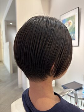 ラルーナアレックス 明石店(la luna alex) 【キッズから大人まで】乾かすだけでまとまる丸みショートボブ