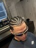 【ryosei指名】カット＋6本以下コーンロウ 12000円