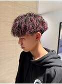 ツイストスパイラルパーマ/ハイライト/名古屋駅/メンズサロン