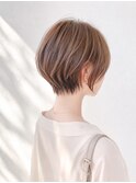 20代30代40代50代髪質改善ミルクブラウンナチュラルショート