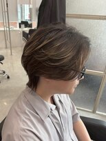マーシュ ルーヴェ(marshu Luve)&nbsp;センターパート毛流れカット