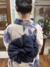 【お祭りに】浴衣着付けとヘアセット　￥7300→6600