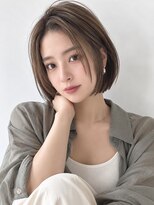 エイプリル 府中(APRiL) 30代広がり毛|すっきり収まる大人ボブ