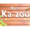 ヘアーカズゥ hair kazooのお店ロゴ