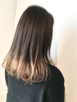 フレイムスヘアデザイン(FRAMES hair design)&nbsp;グレージュ×ミルクティーベージュ×ふんわりセミロング