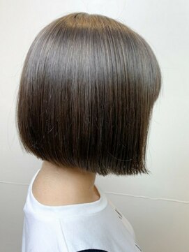 シエル 八王子店(CIEL) 切りっぱなし前下がりボブ×スモーキーベージュ