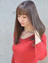 ナナナ パレナ 宝塚店(nanana parena) 艶サラ☆柔らか縮毛矯正　ネイビーカラー