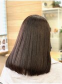 艶髪グレイカラーカット
