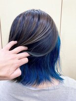 美容室 びゃんびゃん 社店&nbsp;インナーブルー