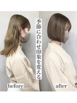 ジーナ セントラル銀座(Zina)&nbsp;【Zinaセントラル銀座】大人かわいい＊前下がりボブ＊