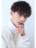 ツイストスパイラル 刈り上げ マッシュ 無造作