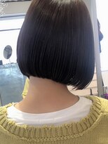 バイフィフス 原宿/表参道(by fifth)&nbsp;切りっぱなしボブ／暗めグレージュ/髪質改善トリートメント