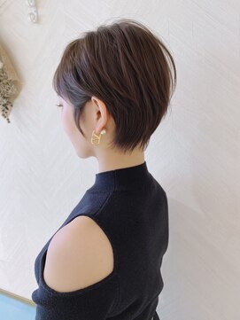 ロンド ストラーダ 心斎橋(Lond strada) ショート×ハイライト白髪ぼかし×シルキーベージュ[心斎橋]