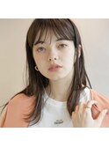 大人可愛い小顔バング　荻原圭介