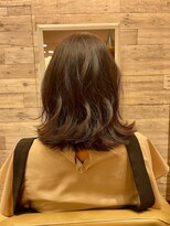 アルルヘアーオキナワ(ARURU HAIR)&nbsp;ミディアムスタイルシアーブラウン