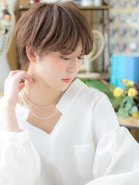 カバーヘア ブリス 大宮西口(COVER HAIR bliss) 前下がり小顔マッシュ透明感ニュアンスカラーc5大宮20代30代40代