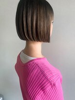 ブルー(BLUE)&nbsp;#BLUEボブ　ハイトーンベージュ