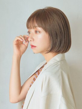 リコ 札幌駅前(lico) シアーバングの丸みボブ