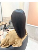 艶髪セミロング