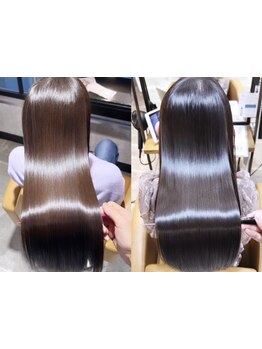 [カット+髪質改善3stepTR￥7680]ダメ-ジ毛の人にこそ試してほしいパラボトリ-トメントで髪質改善効果[大宮]