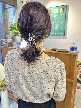 ムニ(MUNI) 暗髪!ピンクパープル!